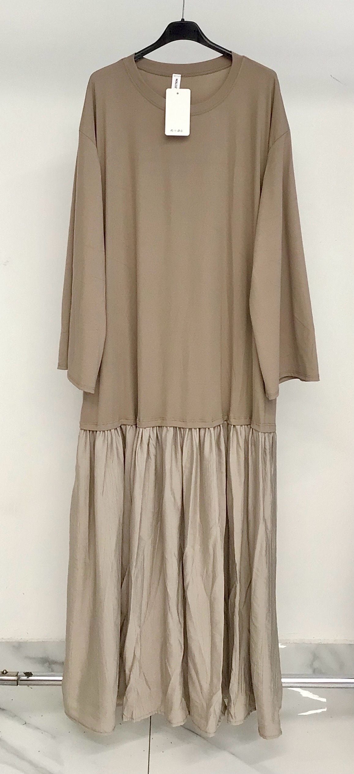 Robe T-shirt Manches longues ample