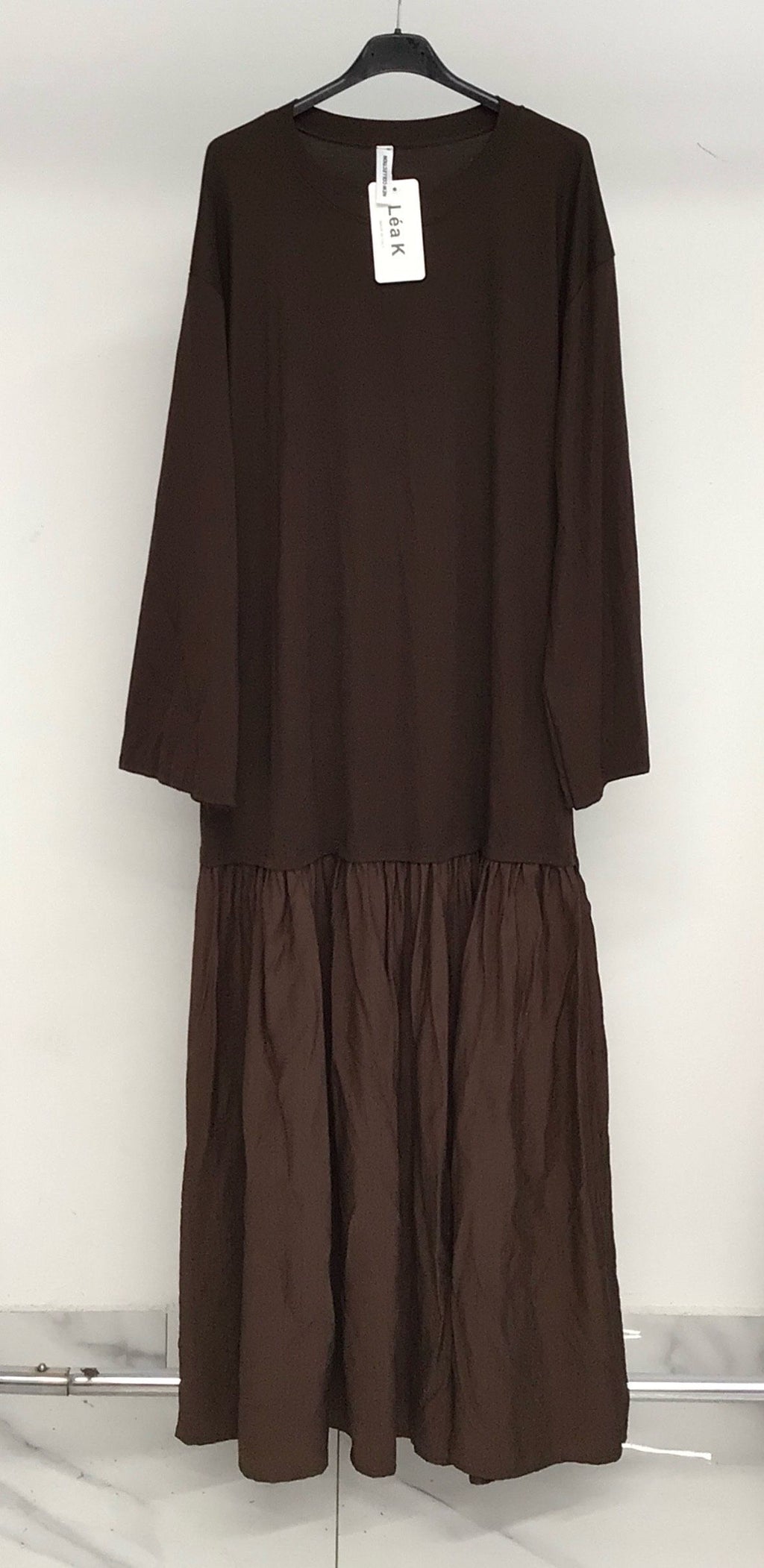 Robe T-shirt Manches longues ample