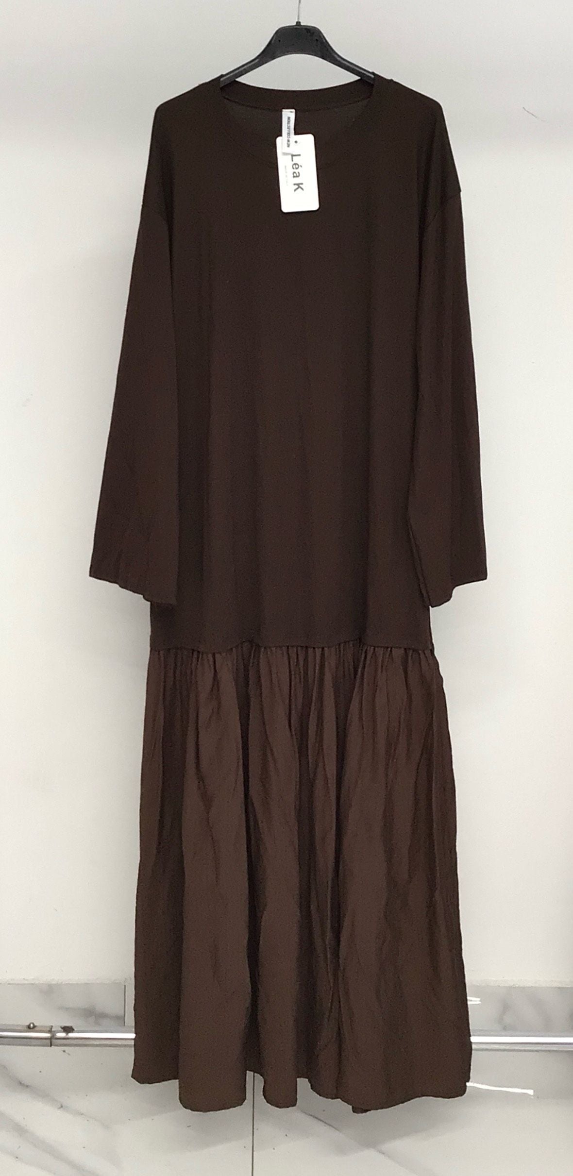 Robe T-shirt Manches longues ample