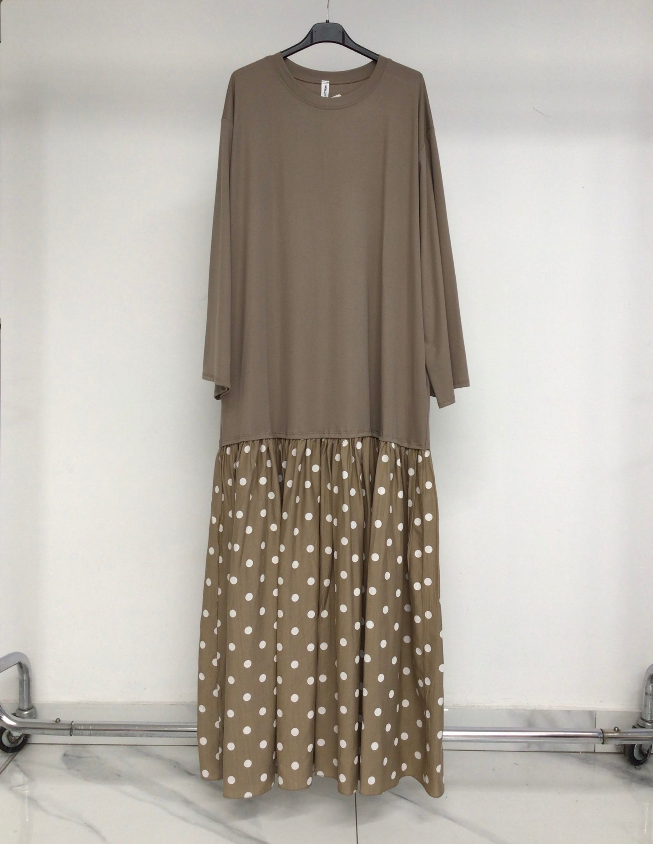 Robe T-shirt À Pois