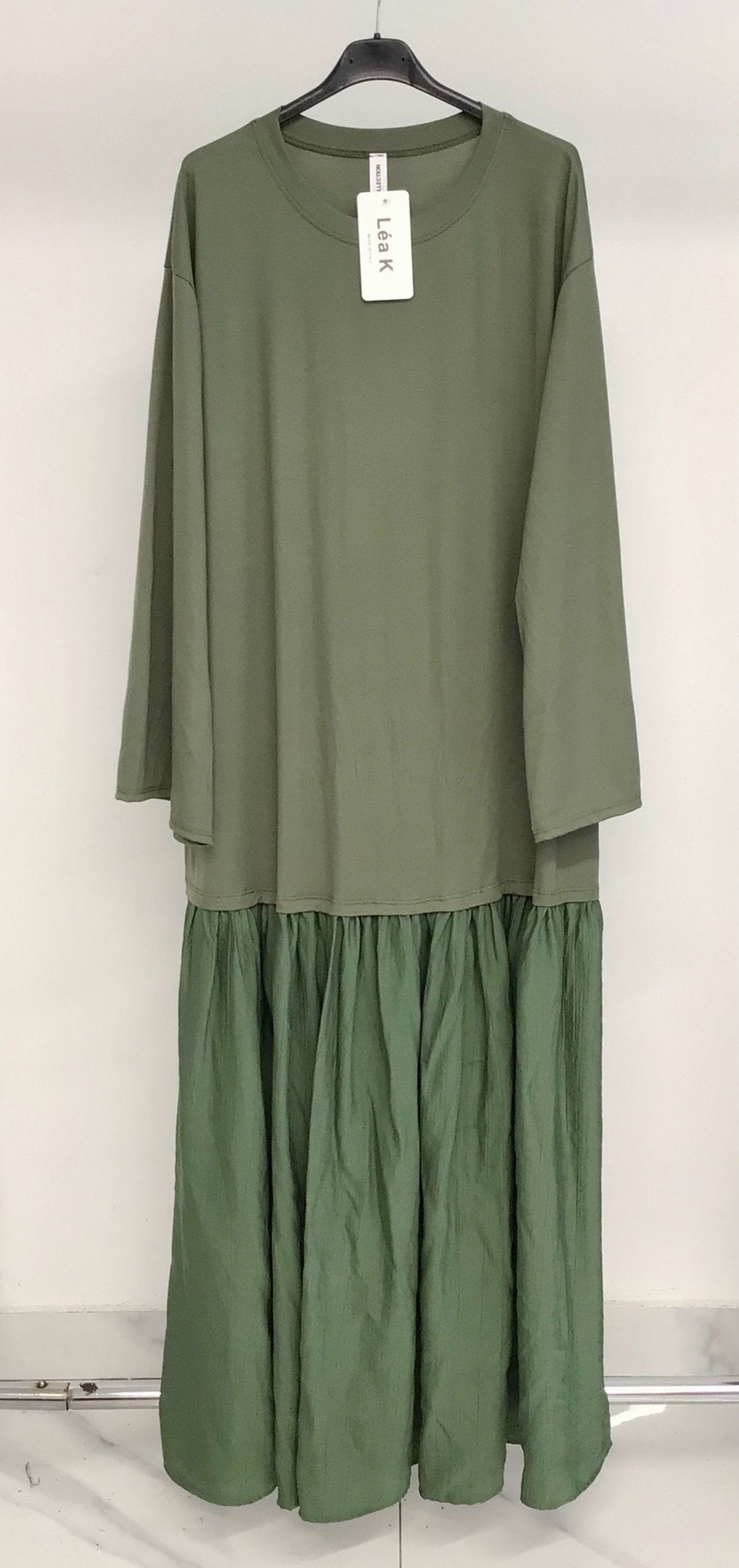 Robe T-shirt Manches longues ample