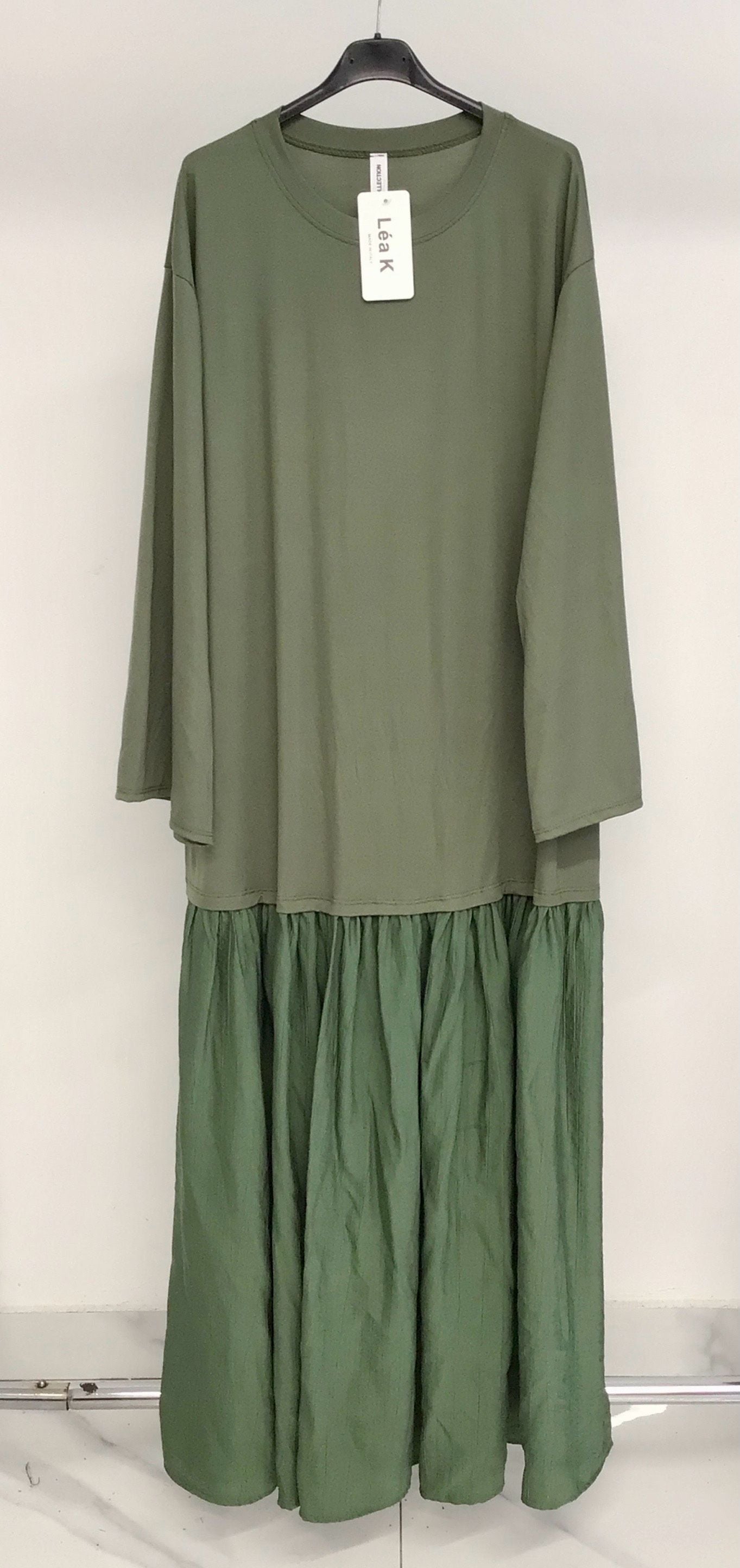 Robe T-shirt Manches longues ample