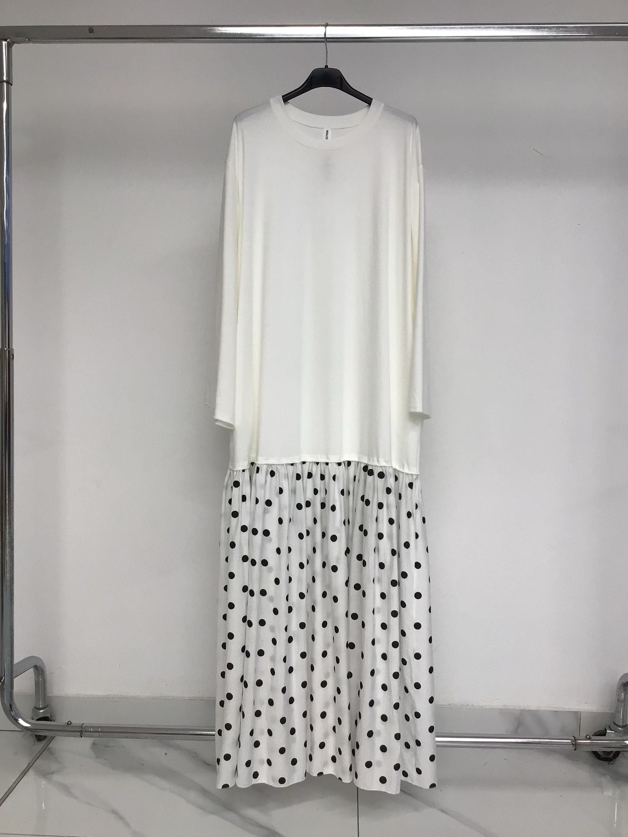 Robe T-shirt À Pois