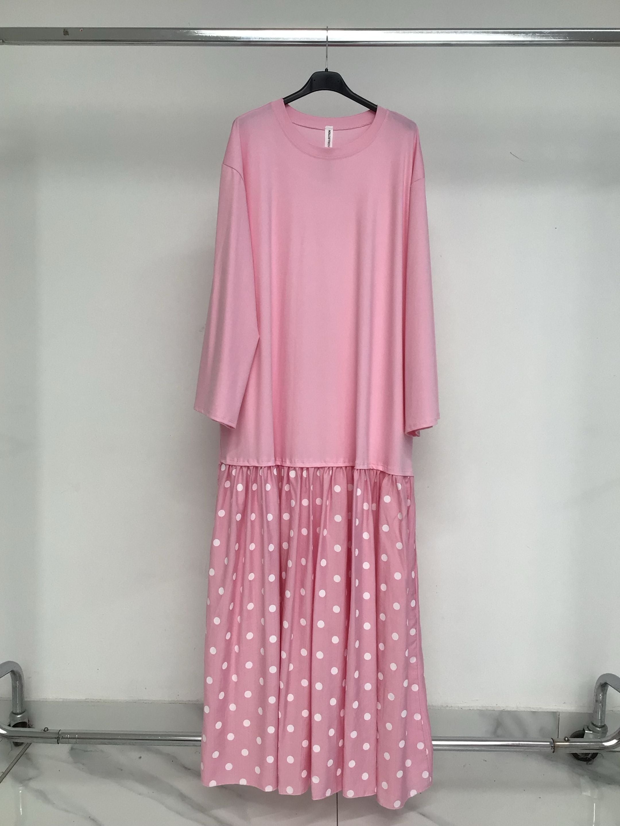 Robe T-shirt À Pois
