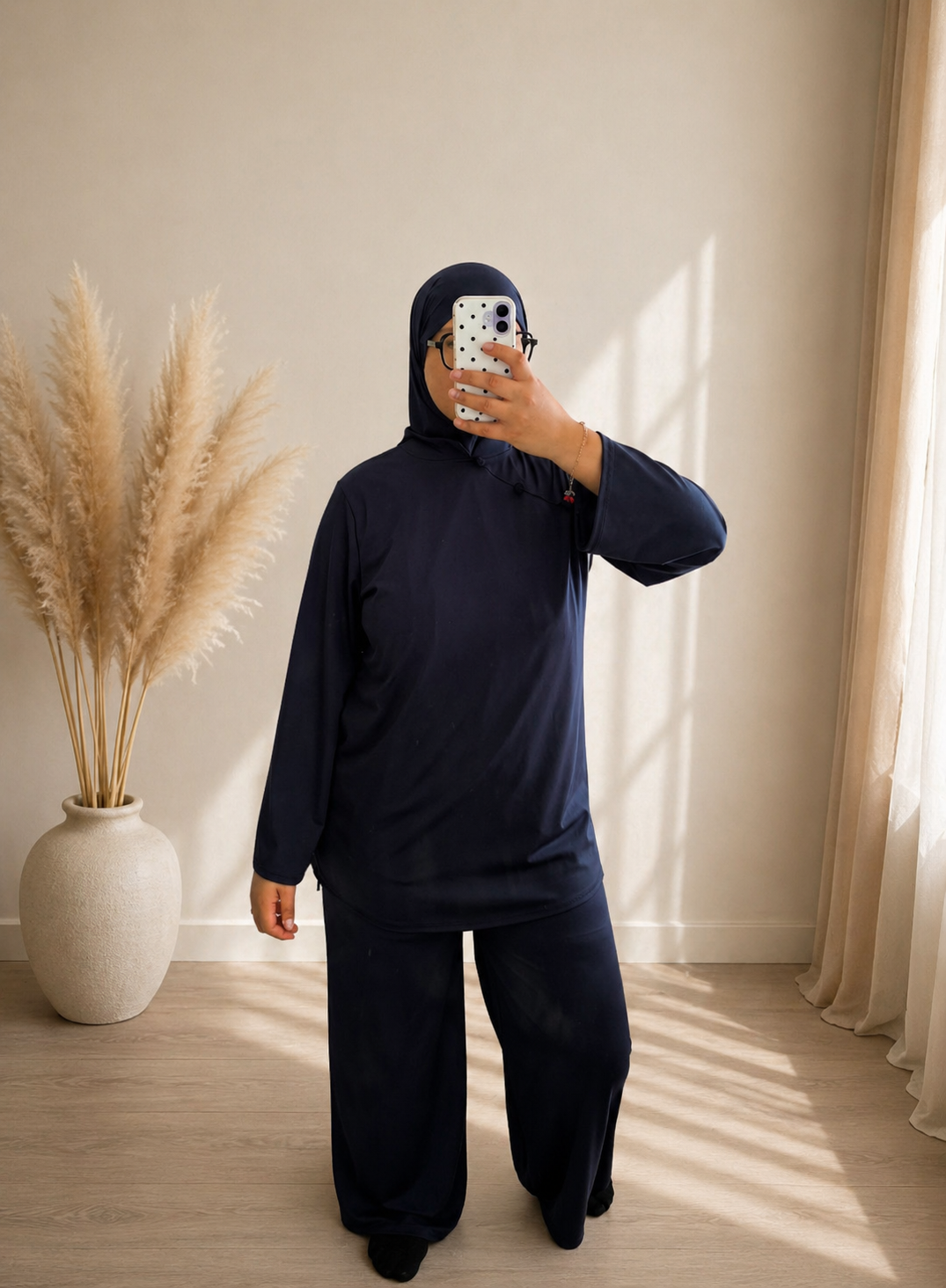 Burkini Mouna bleu marine