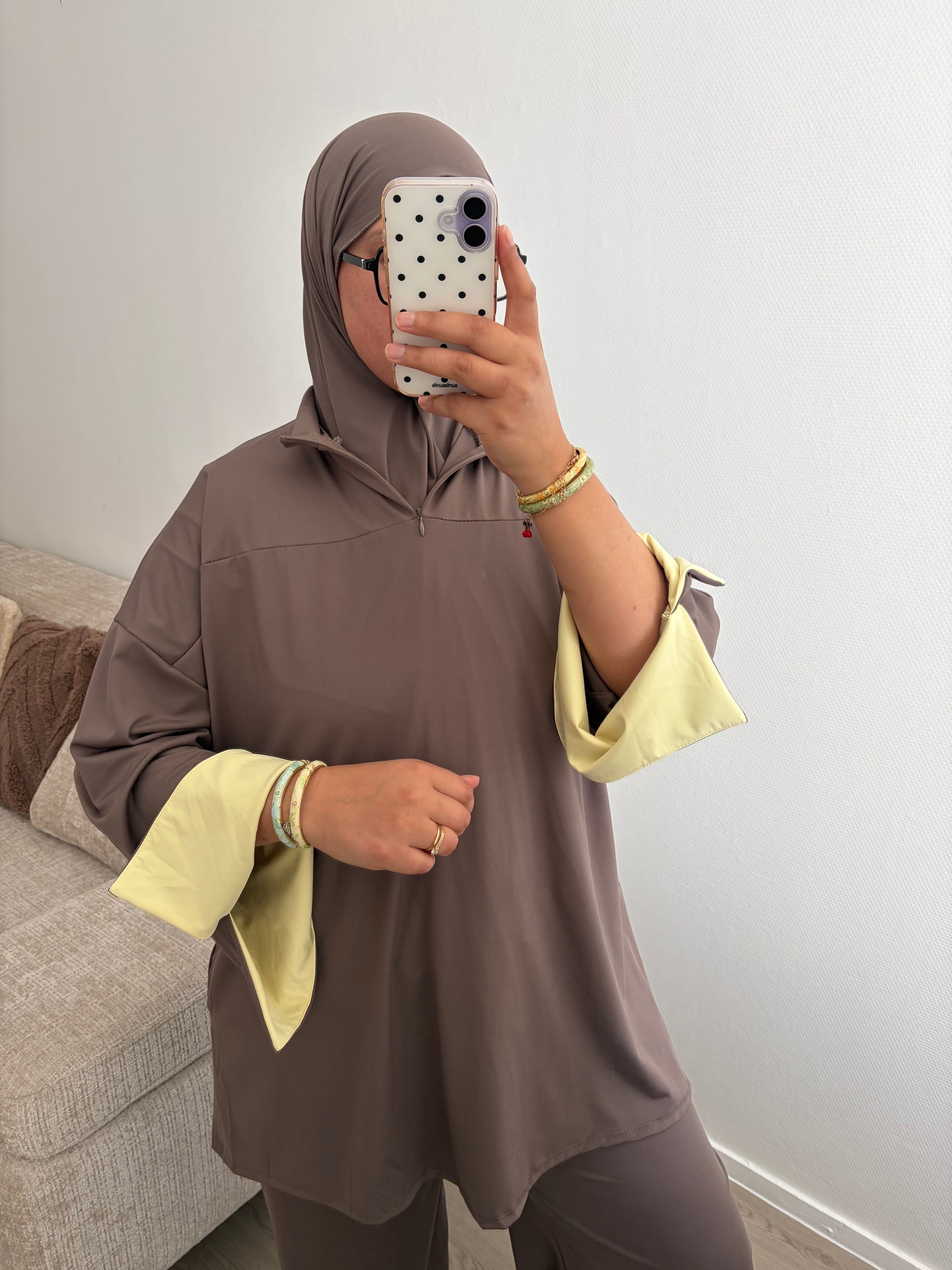 Burkini Bi-color Shay Taupe